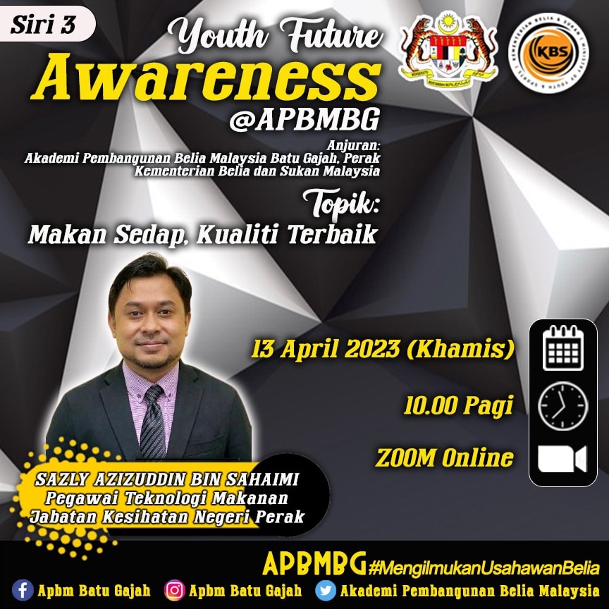 webinar youth future awareness jabatan belia sukan negeri kedah