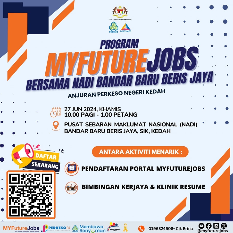 myfuturejobs perkeso kedah pusat internet