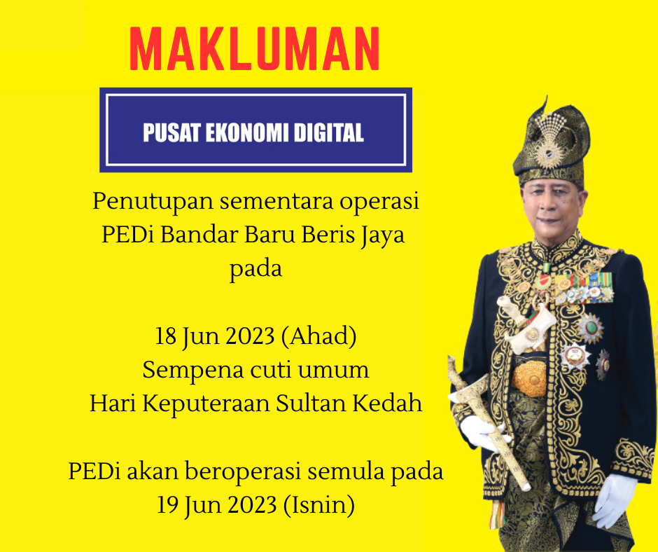 cuti umum keputeraan kedah 2023 pedi