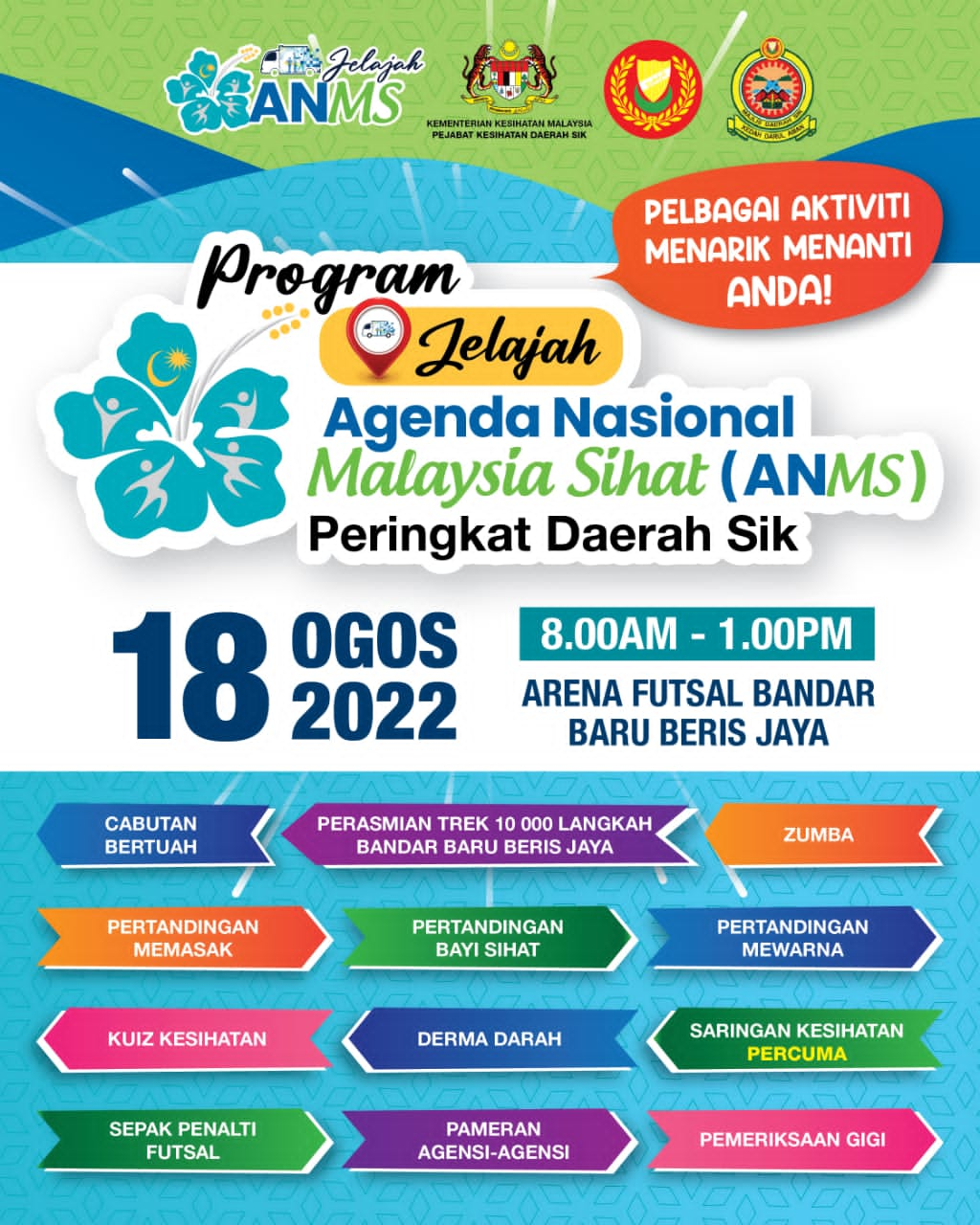 program jelajah agenda nasional malaysia sihat sik kedah